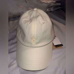 Polo by Ralph Lauren light yellow Baseball Cap with Navy Label